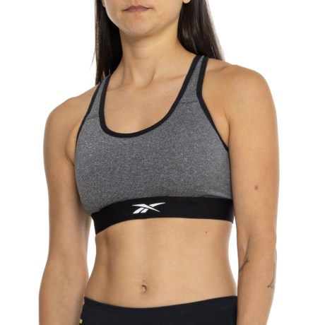 Reebok Challenger Sports Bra - High Impact in Charcoal Heather