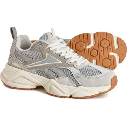 Reebok Charge Sneakers - Leather (For Men) in Pure Grey/Pure Grey/Vintage Chalk/Rubber Gum