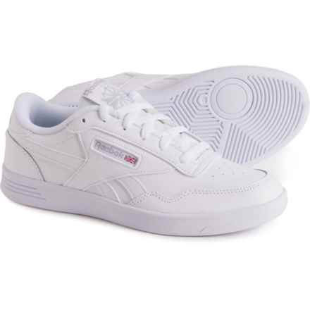 Reebok Club MEMT Sneakers - Leather (For Women) in White/Steel/White