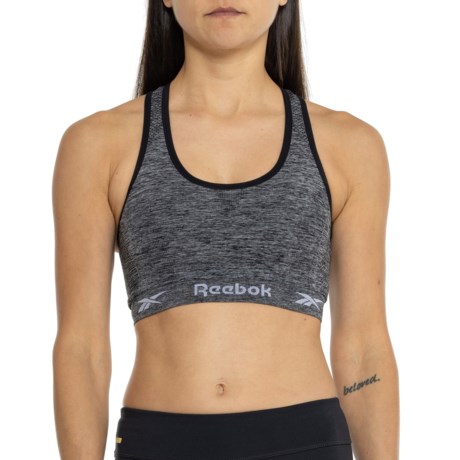 Reebok black sports bra online