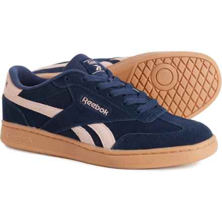 Reebok Forte Lounger Sneakers - Suede (For Women) in Dark Blue/Light Pink/Tan