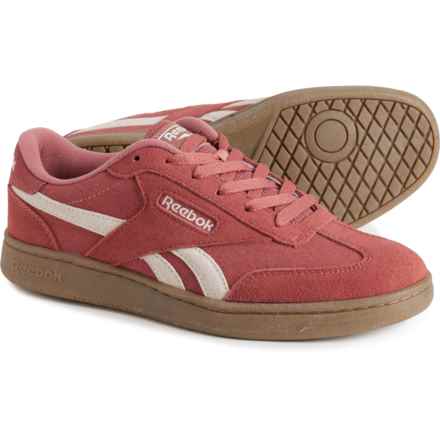 Reebok Forte Lounger Sneakers - Suede (For Women) in Sedona Rose/Chalk/Gum