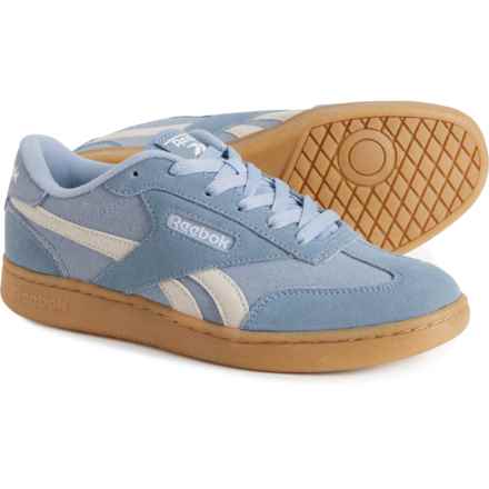 Reebok Forte Lounger Sneakers - Suede (For Women) in Vintage Blue/White/Gum