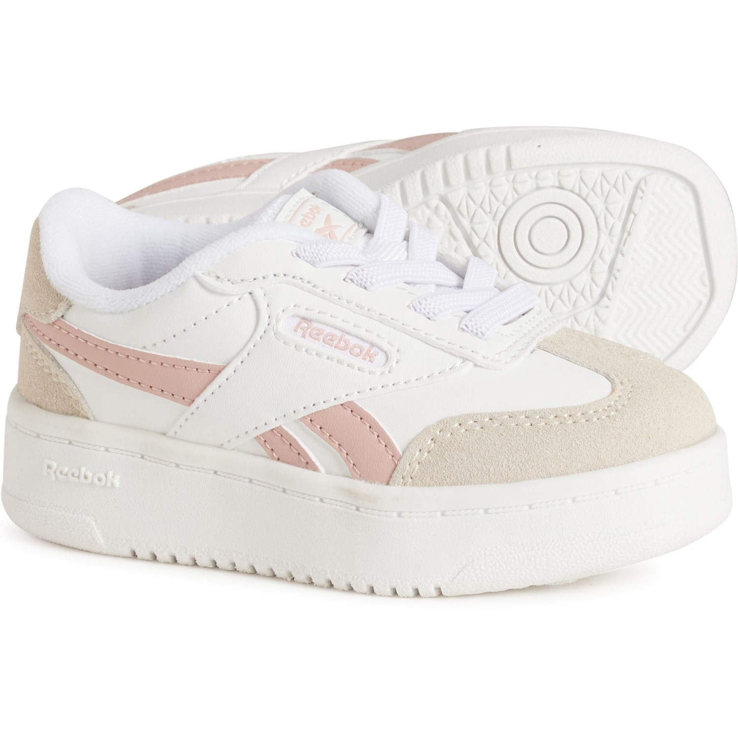 reebok white rose gold