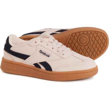 Reebok Girls Forte Lounger Sneakers in Lt Pink/Dk Blue/Tan