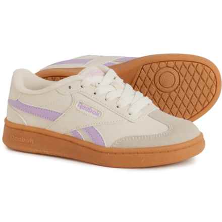 Reebok Girls Forte Lounger Sneakers in Vintage Chalk/Sand/Orchid Bloom/Pastel Lavender