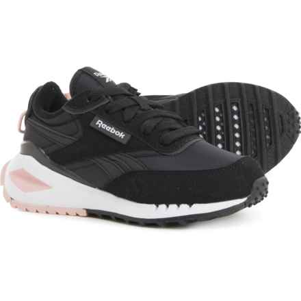 Reebok Girls Forte Racer Sneakers in Black/Pink
