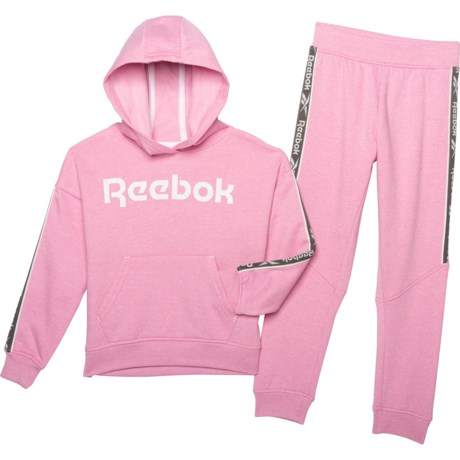 Reebok Grindle Fleece Hoodie and Joggers Set (Various Sizes in Lilac Sachet Grindle)