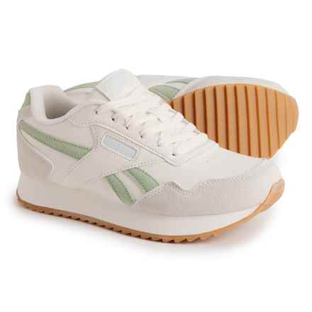 Reebok Harman Double Sawtooth Running Shoes (For Women) in Chalk/Vintage Green