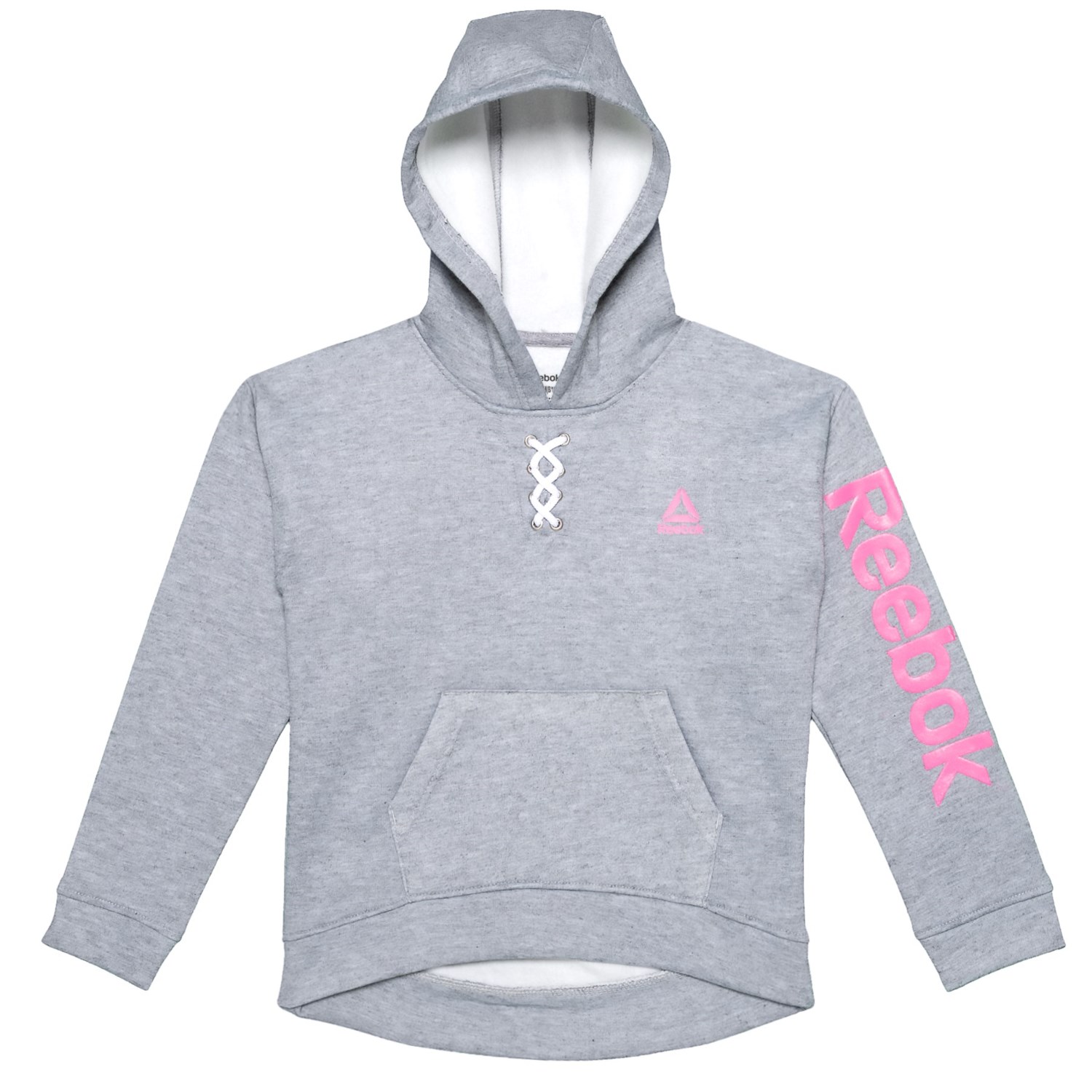 Reebok Lace-Up Popover Hoodie (For Big Girls)