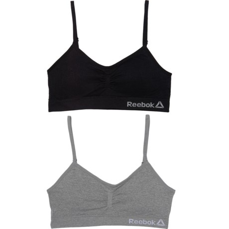 reebok girls compression sports bra