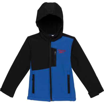 Reebok Little Boys Sherpa Bonded Softshell Jacket in Vector Blue