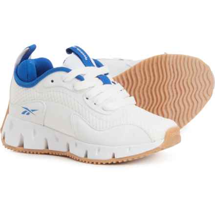 Reebok Little Boys Zig Dynamica Running Shoes in White/Blue