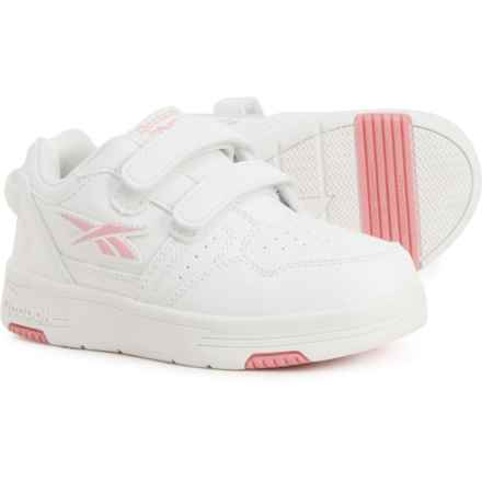 Reebok Little Girls Maverick 2 Low Sneakers in White/Pink