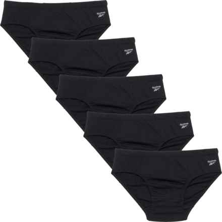 Reebok Low-Rise Briefs - 5-Pack in Black