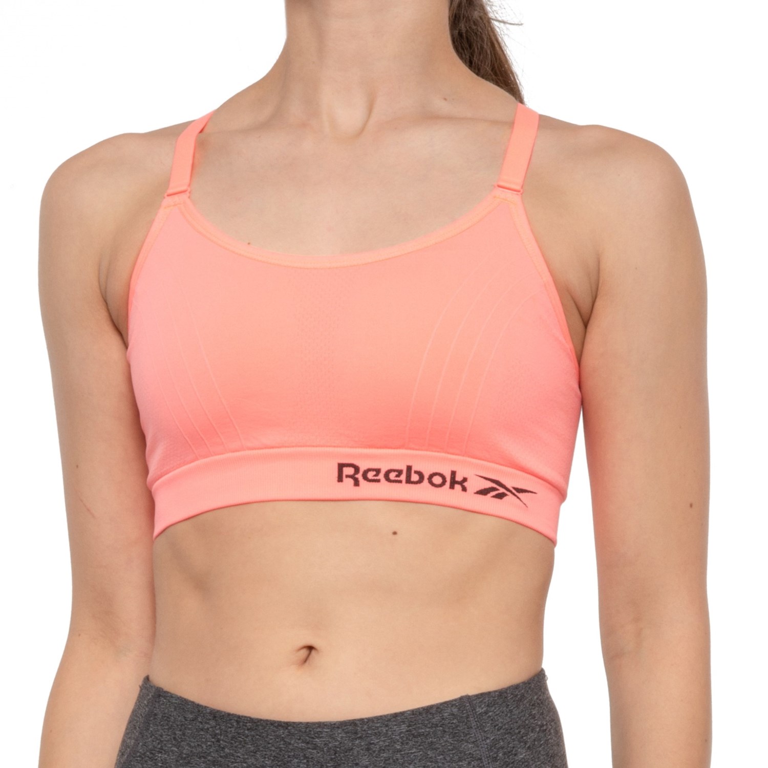 reebok seamless bra