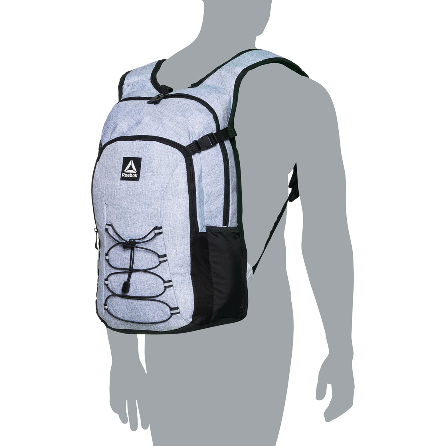 (取寄) リーボック ローマン バックパック - ライト ヘザー グレイ Reebok Roman Backpack - Light Heather Grey  Light Heather Grey Reebok Roman Backpack - Light Heather Grey - Save 75%