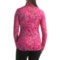 137WC_3 Reebok Stratum Dots Shirt - Zip Neck, Long Sleeve (For Women)