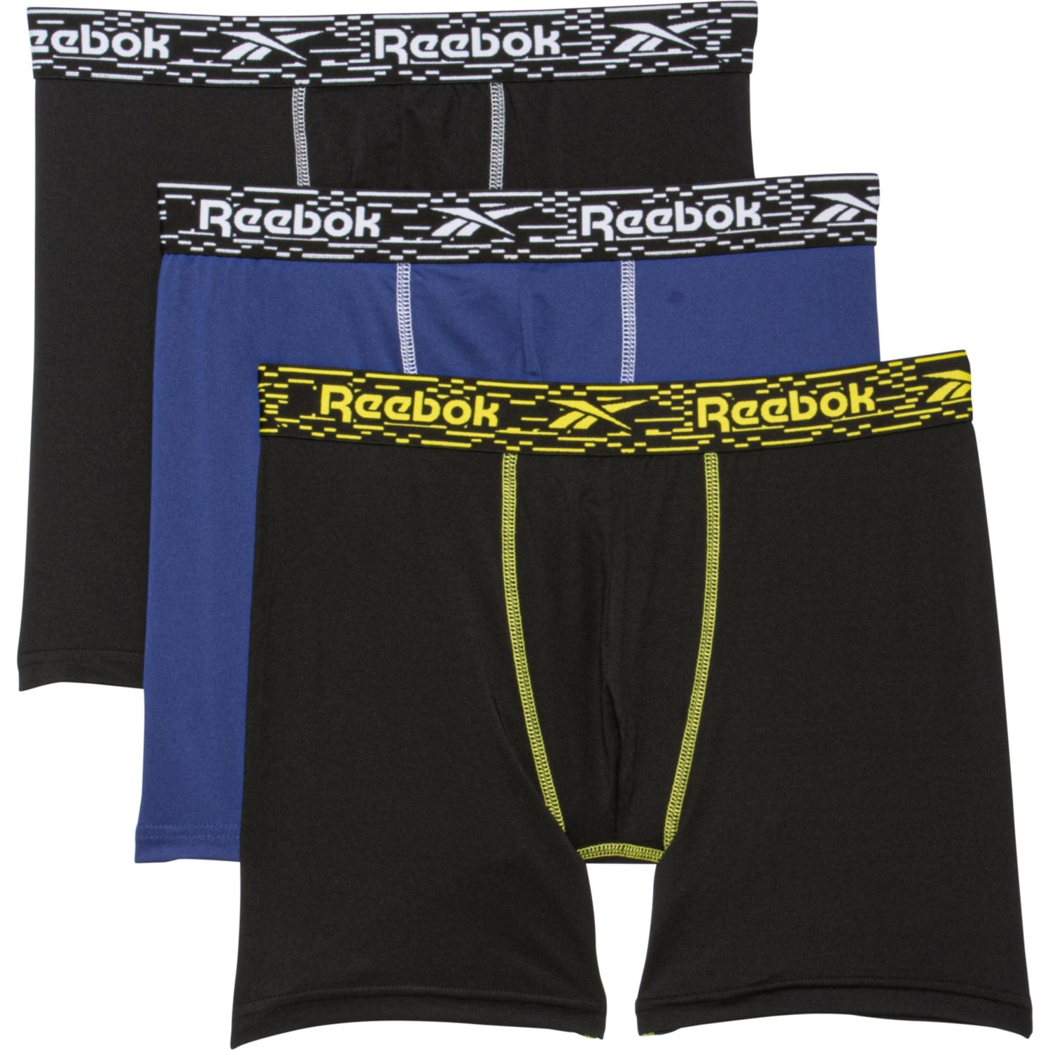 Reebok Stretch-Performance Antimicrobial Briefs 3-Pack - Save 50%
