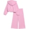14T98_2 Reebok Toddler Girls Hoodie and Flare-Leg Pants Set - Full Zip