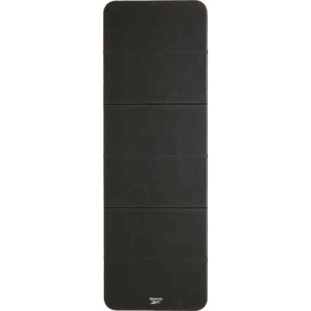 Reebok Vector Stackable Fitness Mat - 72x24”, 12 mm in Black