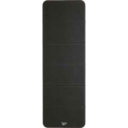 Reebok Vector Stackable Fitness Mat - 72x24”, 12 mm in Black