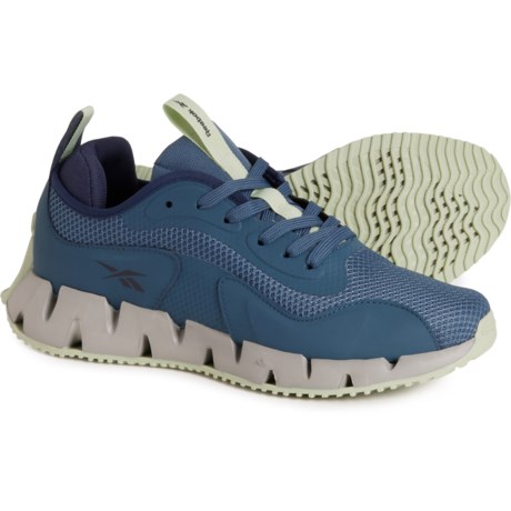 Reebok Zig Dynamica Running Shoes (For Men) in Real Teal/ Vintage Green/ Vector Navy