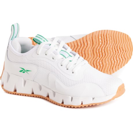 Reebok Zig Dynamica Running Shoes (For Women) in Bright White/Jelly Bean/Gum