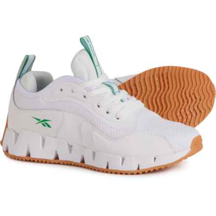 Reebok Zig Dynamica Running Shoes (For Women) in Bright White/Jelly Bean/Gum