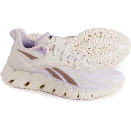 Reebok Zig Kinetica 3 Running Shoes (For Women) in Chalk/Taupe/Puroas