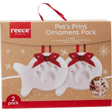 Reece Studio Pet’s Print Ornaments Pack - 2-Pack in Fish