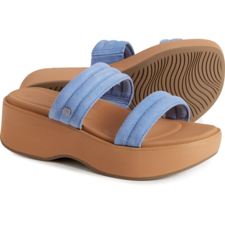 Reef Lofty Lux Hi Sandals - Leather (For Women) in Denim