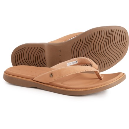 Reef Lofty Lux Sandals - Leather (For Women) in Natural