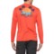 Reel Life Jax Beach 4 Palms UV Shirt - UPF 50+, Long Sleeve in Spicy Orange