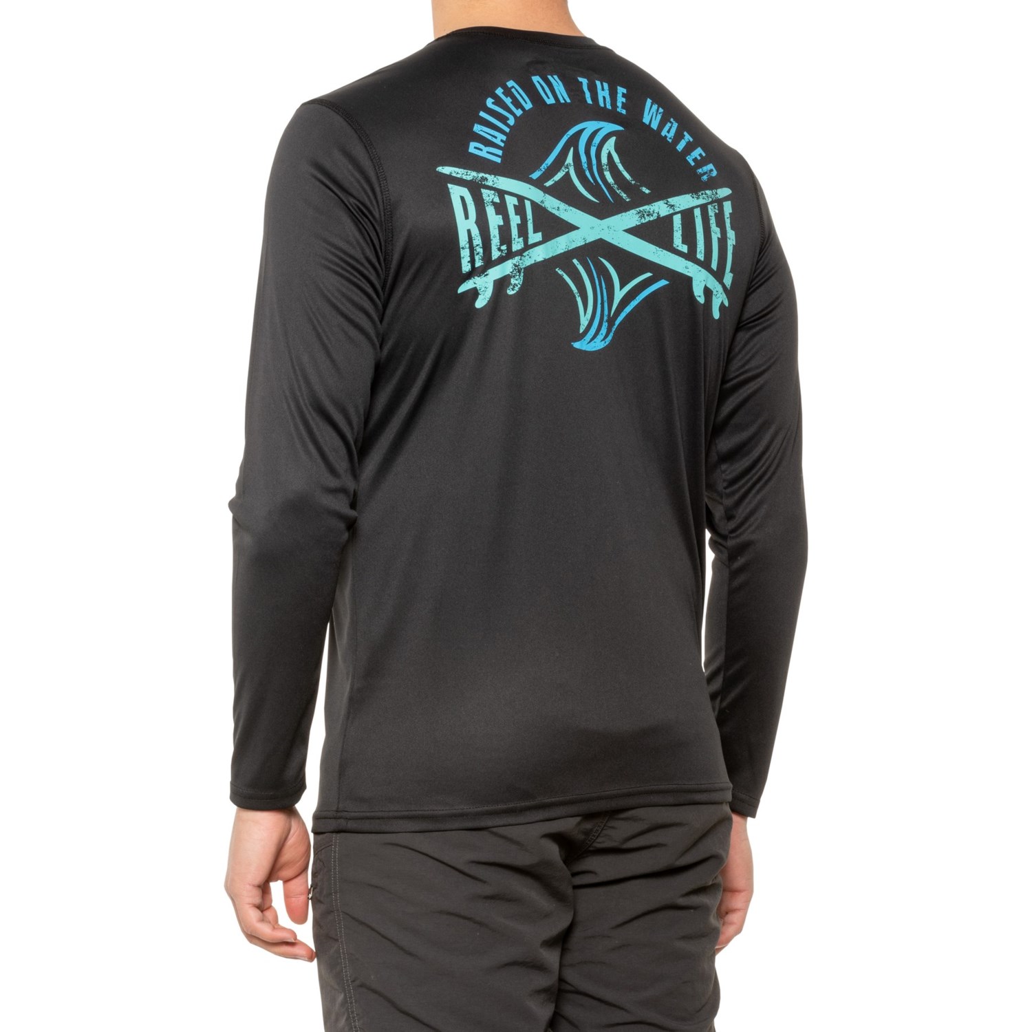 Chemise De Plage Homme Reel Life Jax - Taille M - UPF 50+ - Blanc - Manches Longues