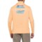 Reel Life Leaf Club Hooded Shirt - UPF 50+, Long Sleeve in Apricot Wash