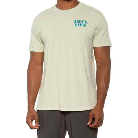 Reel Life PGT Straight Up Palms Graphic T-Shirt - Short Sleeve in Gleam