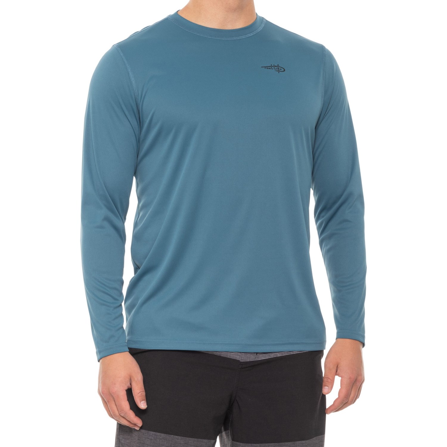 Chemise De Pêche Homme Reel Life - UPF 50 - Manches Longues - Gris Clair 2XL