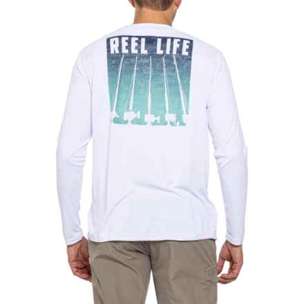 Reel Life Sunset Rods Sun Shirt - UPF 50+, Long Sleeve in Brilliant White