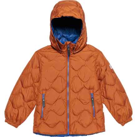 Reima Big Boys Fossila Down Jacket - Insulated in Cinnamon Brown