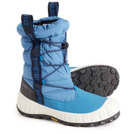 Reima Boys Megapito Winter Boots - Waterproof, Insulated in Soft Navy