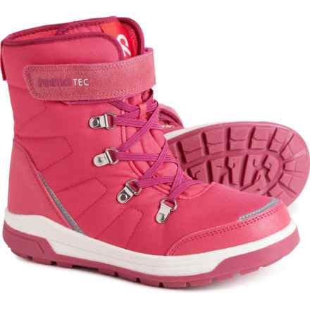 Reima Girls Quicker Winter Boots - Waterproof in Azalea Pink