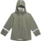 Reima Little and Big Boys Lampi Rain Coat - Waterproof in Greyish Green