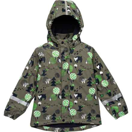 Reima Little Boys Koski Rain Coat - Waterproof in Greyish Green