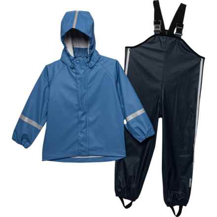 Reima Little Boys Tihku Rain Suit - Waterproof in Denim Blue