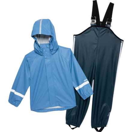 Reima Little Boys Tihku Rain Suit - Waterproof in Denim Blue