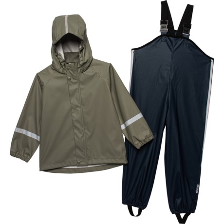 Veteen Waterproof Rain Overall - Greyish Green