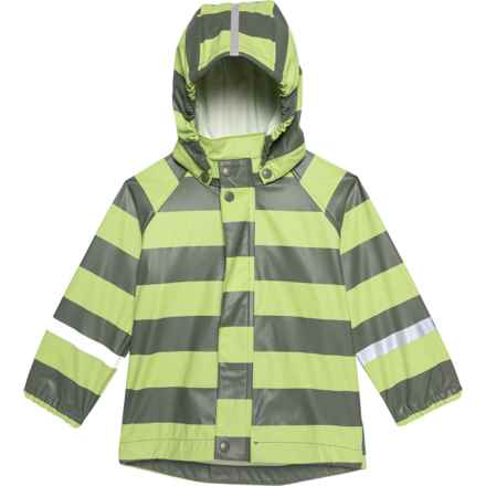 Reima Toddler Boys Vesi Rain Coat - Waterproof in Greyish Green
