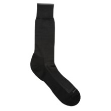 Remo Tulliani Dakota Birdseye Dress Socks - Cushioned (For Men) in Black - Closeouts