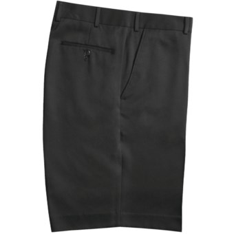 Rendezvous by Ballin Microfiber Shorts - Flat Front (For Men) in Black